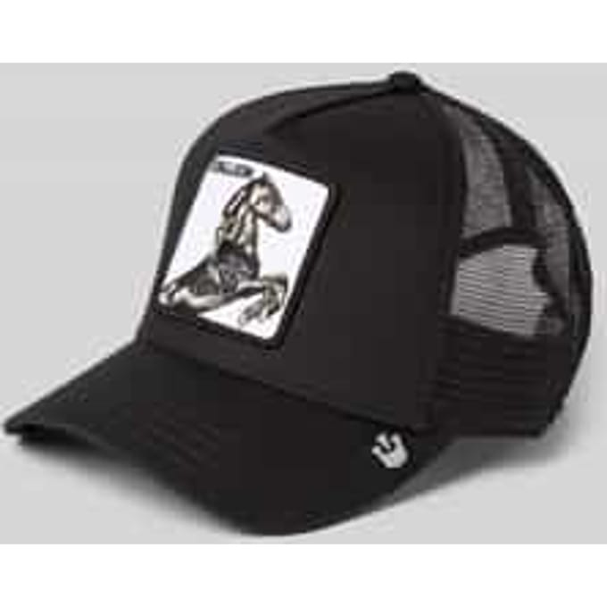 Trucker-pet met motiefpatch, model 'The Stallion'
