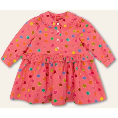 Oilily Dirkje Jurk- maat92/2T Chateau Rose