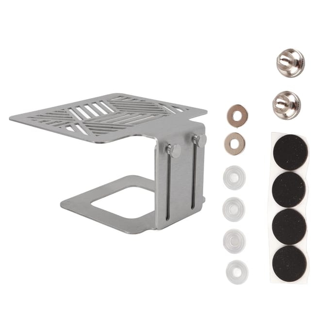 Support de balance électronique pour machine à café, en acier inoxydable 304, hauteur réglable argenté