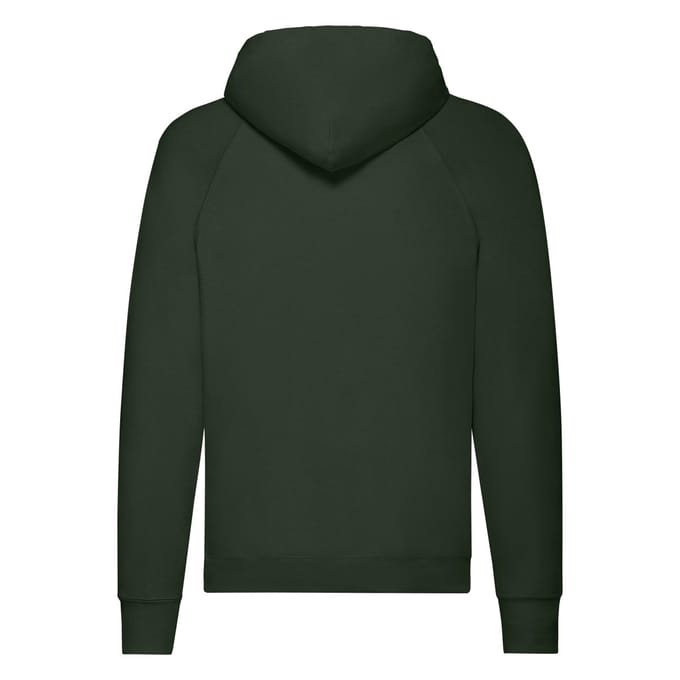 Fruit of the Loom Heren Lichtgewicht Pullover Hoodie (Fles groen)