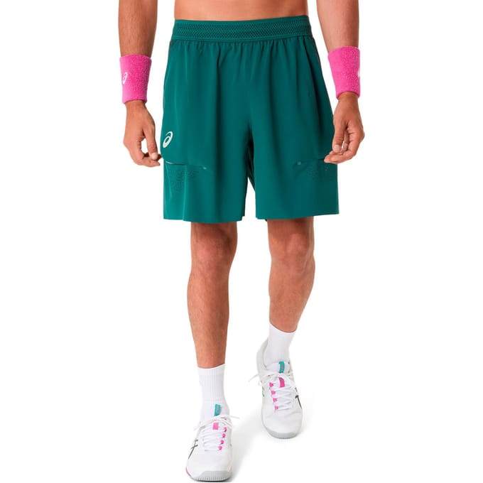 ASICS Match Laser Cut 7In  Shorts Heren-petrolblauw