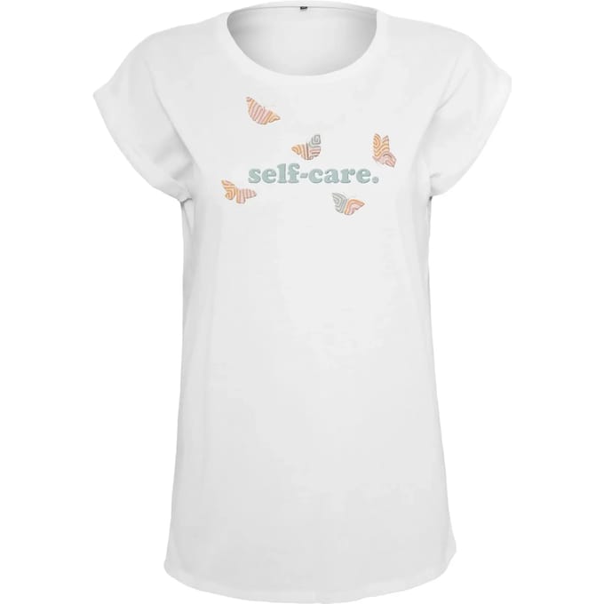 Mister Tee - Self-Care Dames T-shirt - XS - Wit