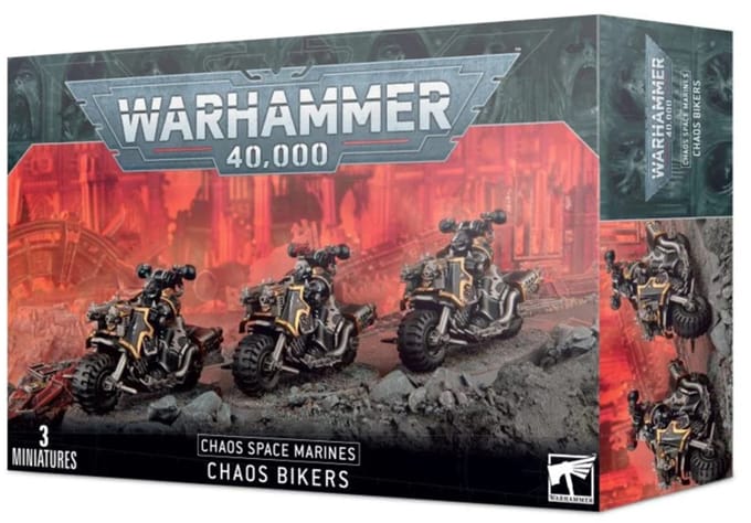 Warhammer 40.000 Chaos space Marines Chaos Bikers