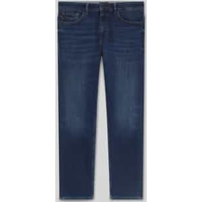 Slim fit jeans van katoenmix