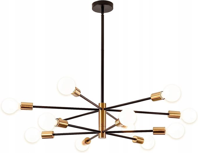 Moderne Spoetnik-plafondlamp E26 - Verstelbare hoogte