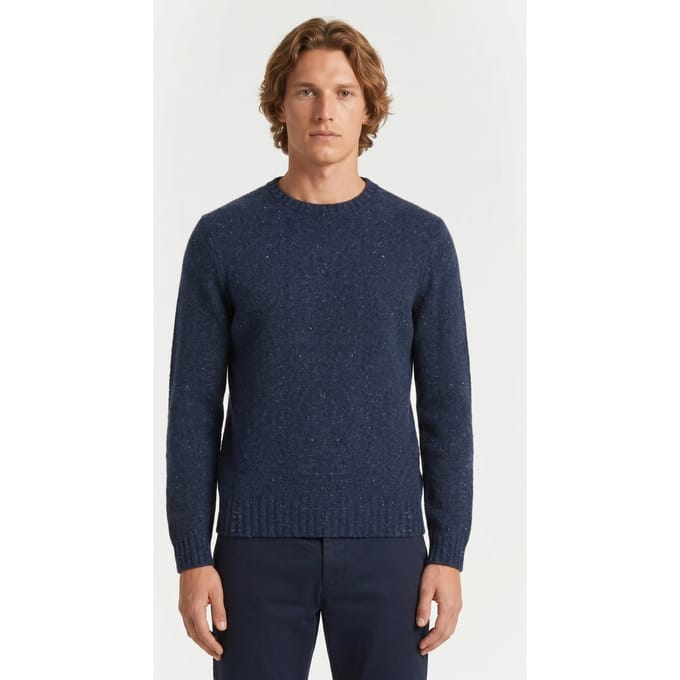 Brooks Brothers Wool Crewneck Sweater Navy Größe: S | Pullover Outlet | Herren | Blau