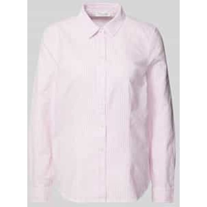 Slim fit overhemdblouse met manchetten