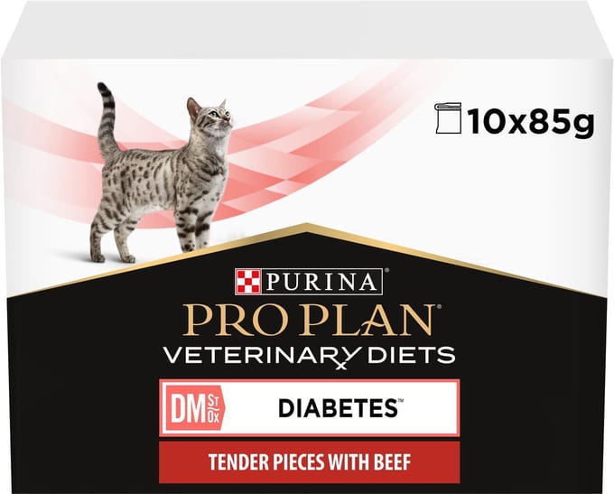 Purina Veterinary Diet DM Diabetes - 10x85g - rund