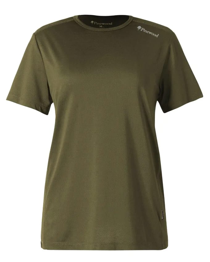 Pinewood Function T-Shirt Dames Mosgroen – M