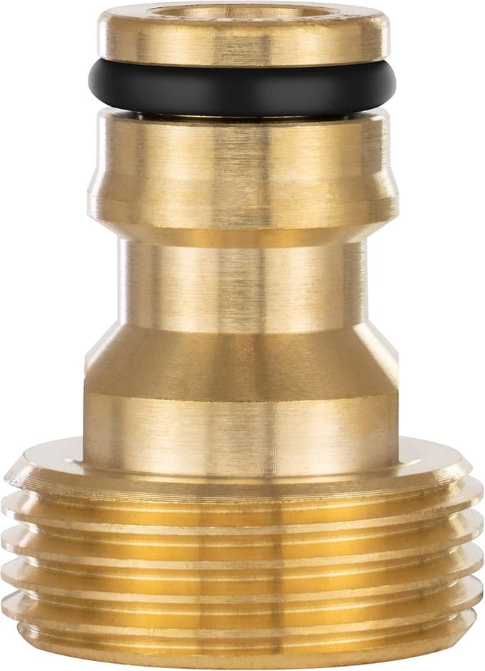 Wateradapter met 3/4 inch Buitendraad en Koppeling voor Tuinslang (compatibel met Gardena)