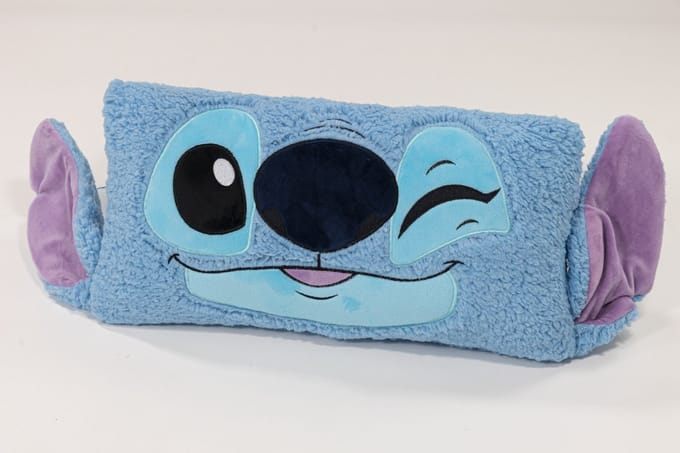 Stitch hoofdkussen in zachte sherpastof, 35x58cm