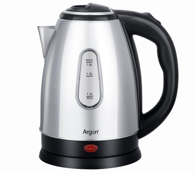 Argon Waterkoker RVS - 1.8 Liter - 1500 W