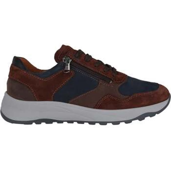 Waldläufer K-John - heren sneaker - Bruin - maat 40 (EU) 6.5 (UK)