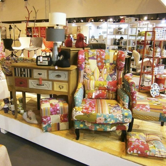 Kussen - VERSA - Veelkleurig - Vierkant - Patchwork stof - Binnen schoon