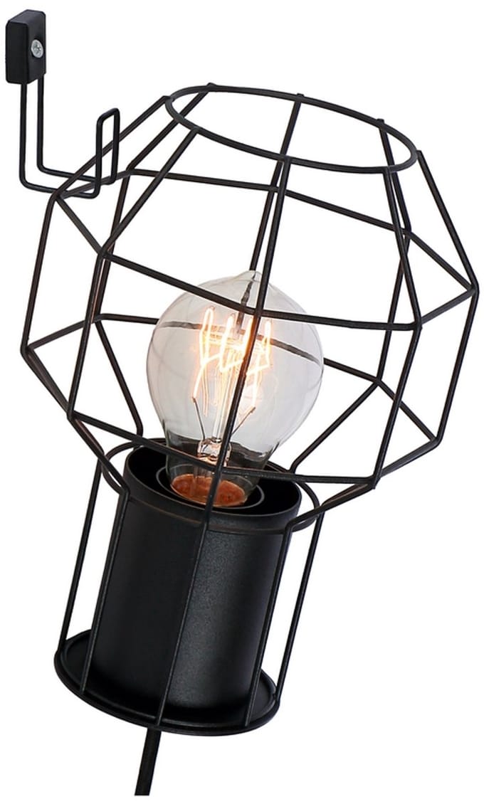 Brilliant SIZA - Wandlamp - Zwart