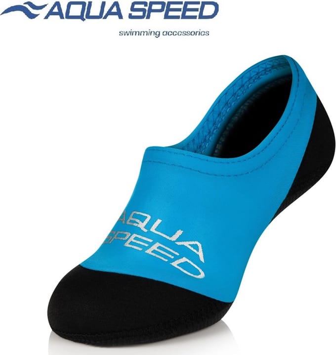 Aqua Speed Zwemsokken - Watersokken Kinderen - Aqua / Zwart 24/25