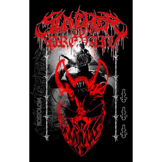 Slaughter To Prevail Demolisher Unisex Vlag - zwart - Standard