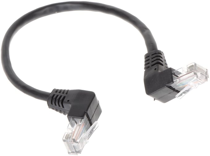 CAT5E Netwerkkabel - RJ45 - zwart - 0.25 m