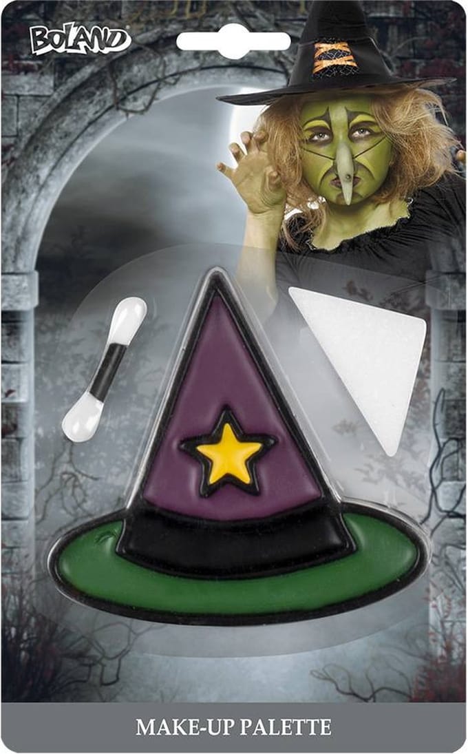 Boland - Palet schmink kind Heks - - Schmink palet - Carnaval, Halloween, Themafeest - Halloween schmink - Horror