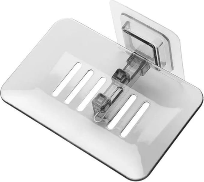 Zeepbakje - Plakstrip - Douche - Bad - Badkamer - Zwart - Luxe - hangend