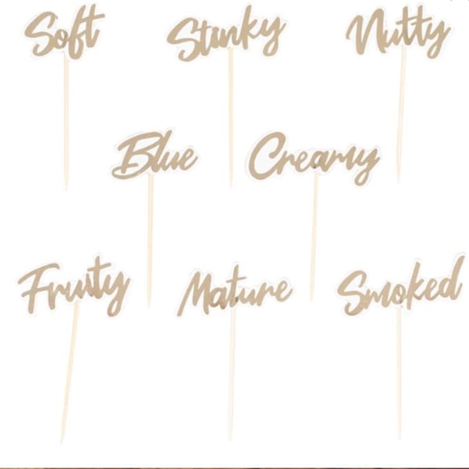 Ginger Ray - Gold Christmas - Kaasprikkers (8 stuks) SPRK-139