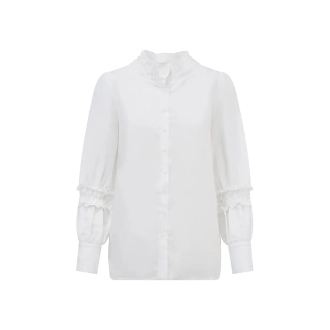 Dames lange mouwen frons blouse Balou