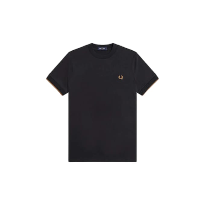 T-shirt met mesh mouwen Fred Perry
