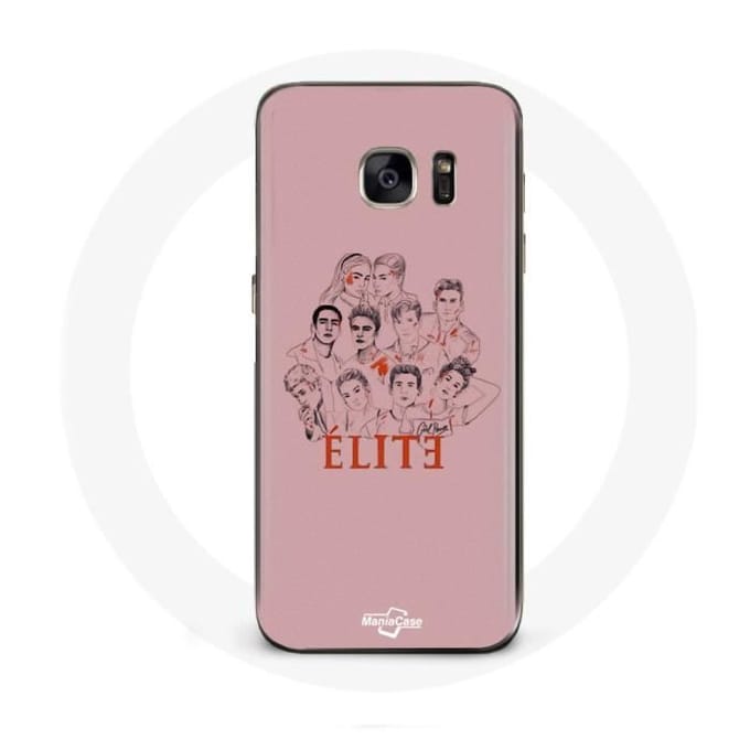 Coque pour Samsung Galaxy S6 Edge Elite Saison 5 Affiche personnages Fanart Logo