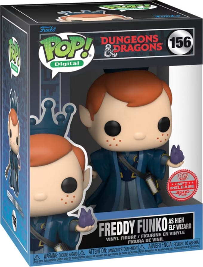 Funko Pop! Digital: Dungeons & Dragons: Freddy Funko as High Elf #156 NFT Exclusive