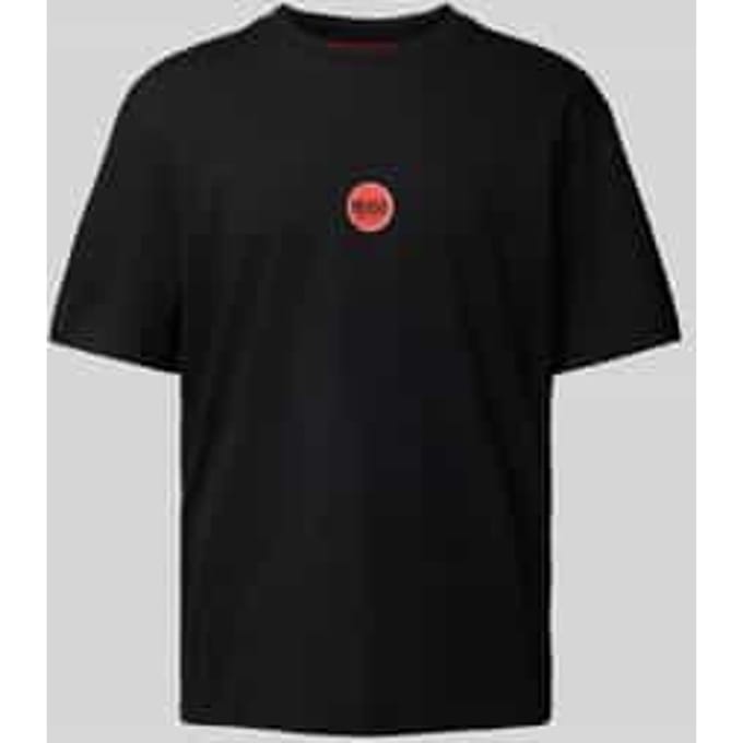 T-shirt met labelprint, model 'Derdcho'
