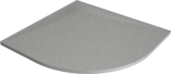 Mexen Bert halfcirkel douchebak SMC 80 x 80 , grijs - 4KR618080