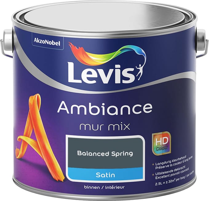 Levis - Ambiance Mur Satin Mix - Balanced Spring - Mengverf - 2,5 L