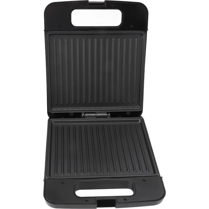Appareil à Panini Chauffage Double Face Presse à Sandwich pour Cuisine Restaurant L black