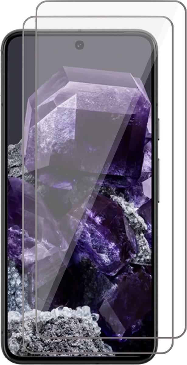 Screenprotector geschikt voor Google Pixel 8 - 2x Glas Screen Protector