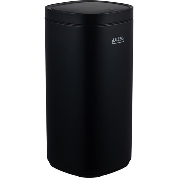 Luzzo® Square Touch Prullenbak 40 liter - Zwart