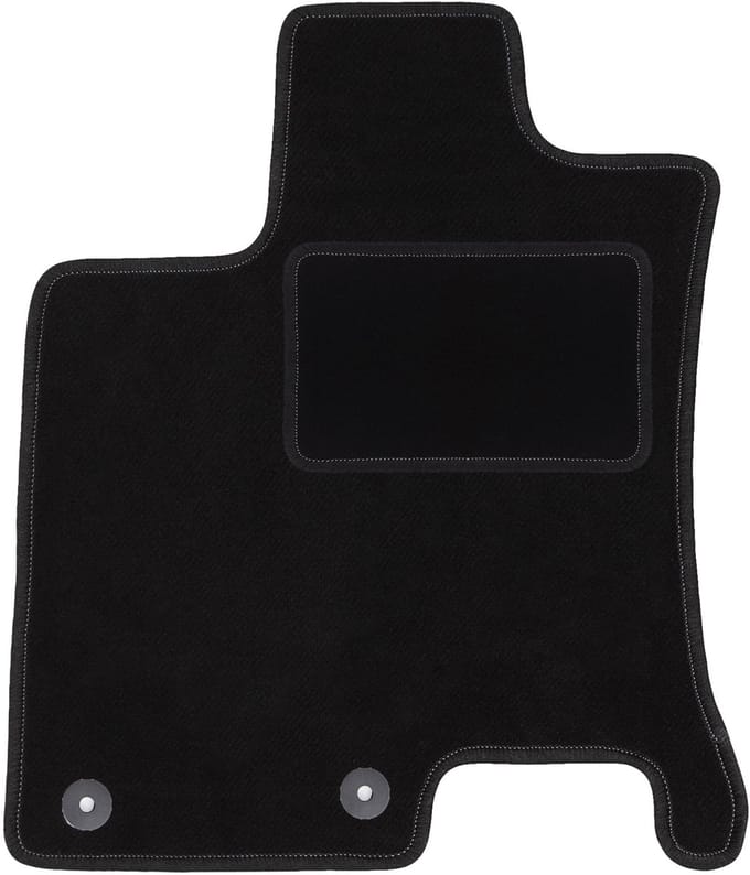 Bestuurdersmat zwart voor: Nisan Qashqai +2 crossover (2008-2013)