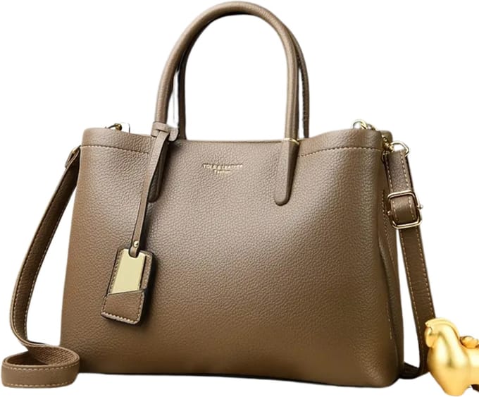 Nivard Handtas Dames - Schoudertas - School - Shopper - Schooltas - Werktas - Khaki