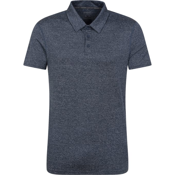 Mountain Warehouse Heren Agra gestreept poloshirt (Marine)