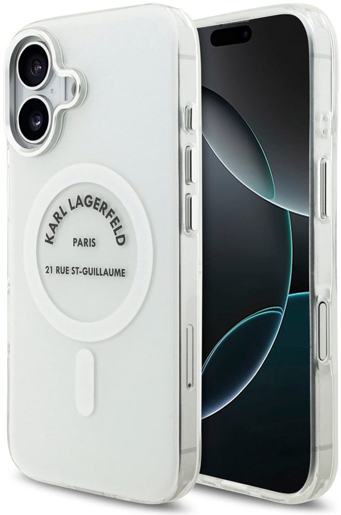 Karl Lagerfeld Back Cover Case iPhone 17 - Transparant - MagSafe-compatibel - Schokabsorberend design