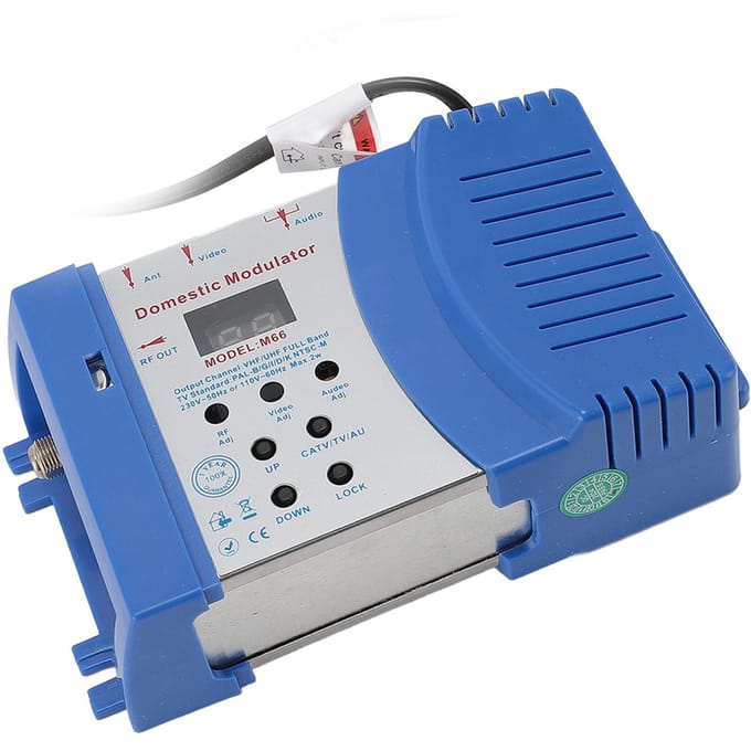 RF Modulator Multifunctioneel RHF UHF AV naar RF Huishoudelijke Modulator voor Videogameconsole EU Stekker EU Plug