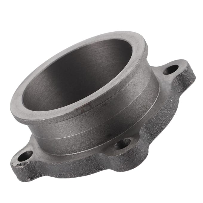 Turbo Charge Uitlaatflens 4 Bouten 2.5in naar 2.5in V-band Adapter Universeel Autoaccessoire
