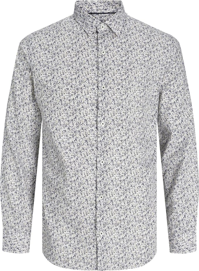 JACK&JONES - JPRBLANORDIC PRINT SHIRT L/S SN - Heren - Overhemden