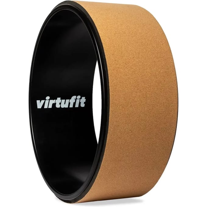 VirtuFit Premium Kurk Yoga Wiel - Ecologisch - 33 cm