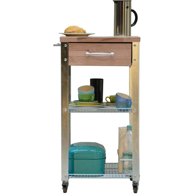 Jan Kurtz - Cook trolley - 100 x 60 cm - bruin