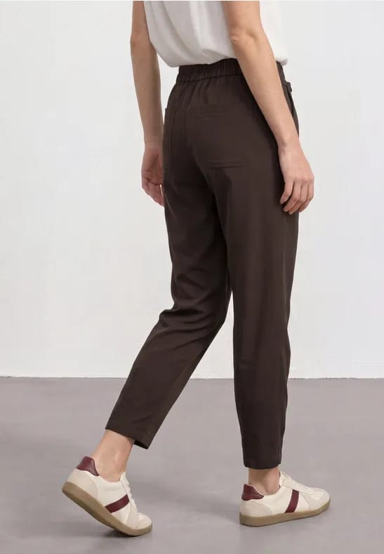 Barrel Leg broek met gespdetail