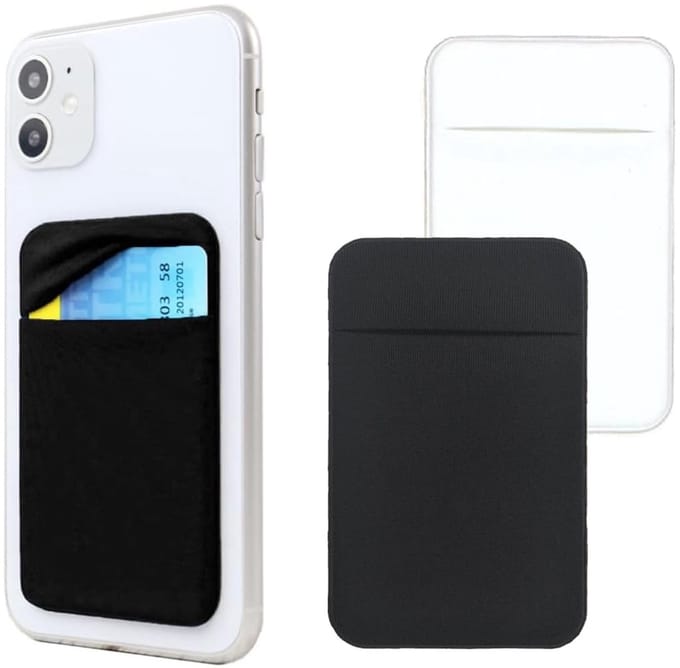 Dailygoods- Telefoonhoesjes - 2 stuks - Elastische vakken voor