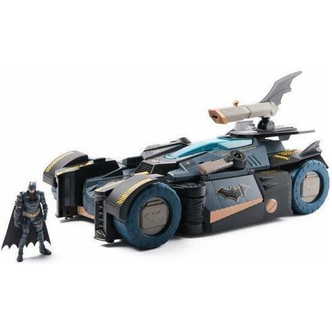 DC Batman - Transformerende Batmobile 2-in-1 Batman-speelset met uniek Batman-figuur en Glider met licht en geluid