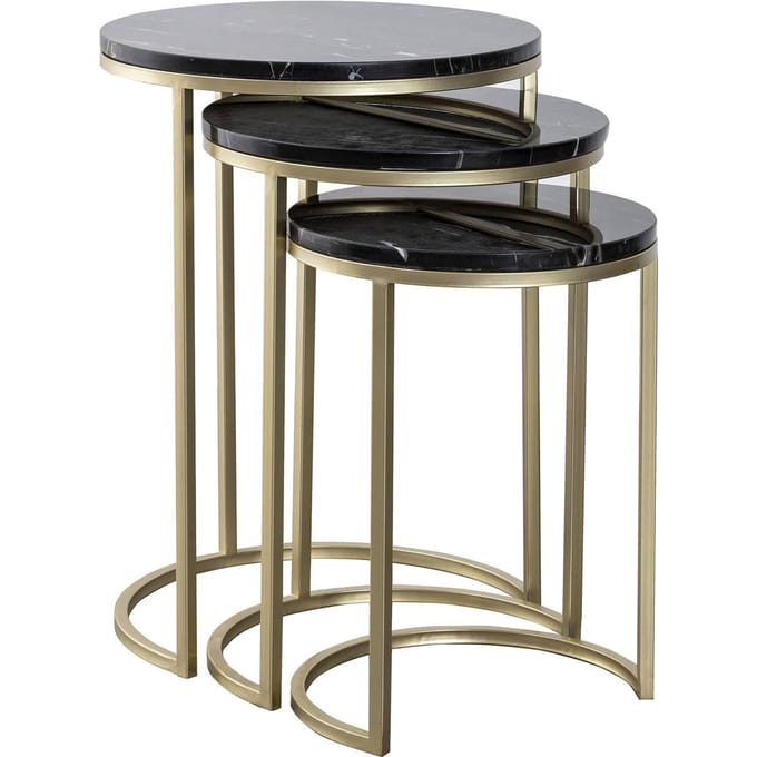 Set van 3 bijzettafels Tria | Decorationable
