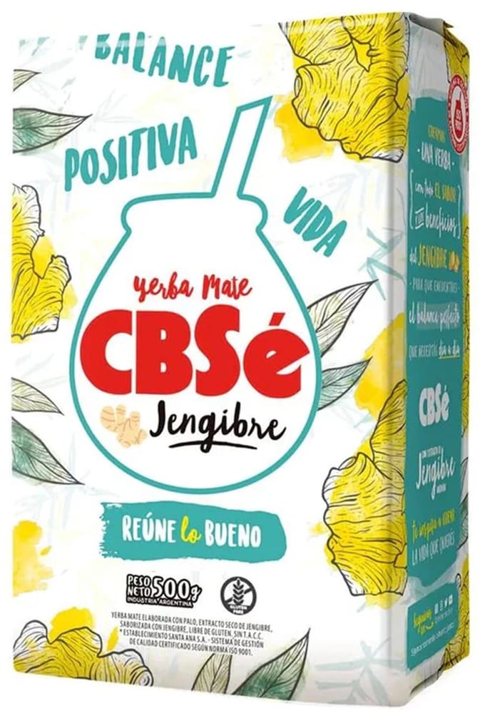 CBSé Jengibre (Gember) - Argentijnse Yerba Mate - 500 gram Mate Thee