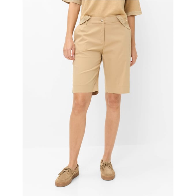 Brax Dames Bermuda  Style MIA B GOLDEN BEIGE, beige, maat 46